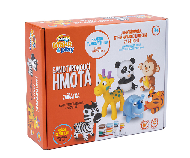 MODELO Samotvrdnúca hmota – zvieratká