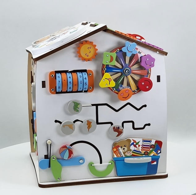 2Kids Toys Activity board Căsuță albă