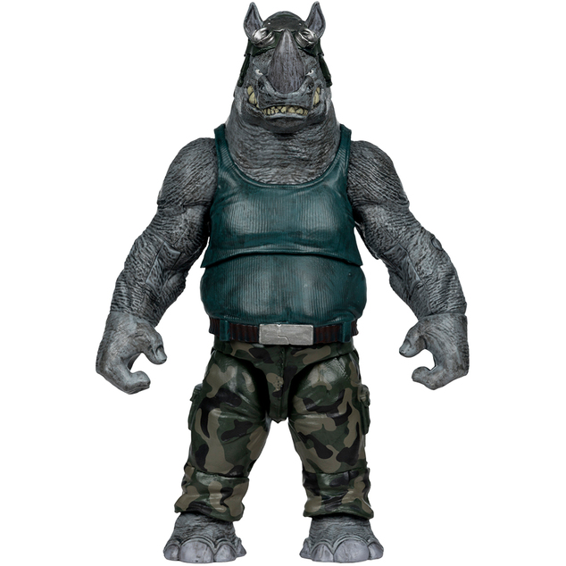 McFarlane figura a Teenage Mutant Ninja Turtles Rocksteady 5in akció képregénnyel