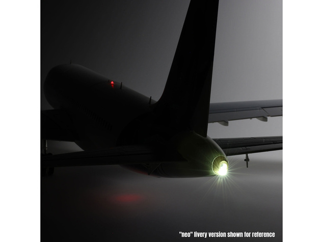 E-flite Airbus A320neo EDF 1.5m AS3X+ SAFE Select BNF Basic biely