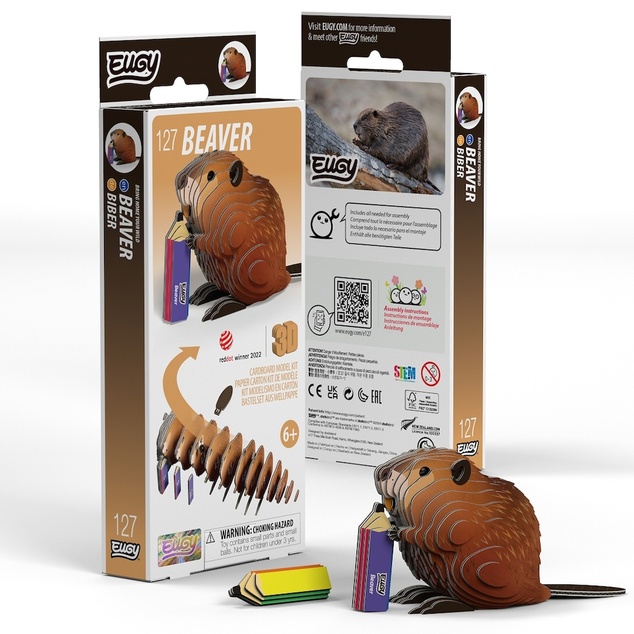 EUGY Biber 3D Kartonpuzzle