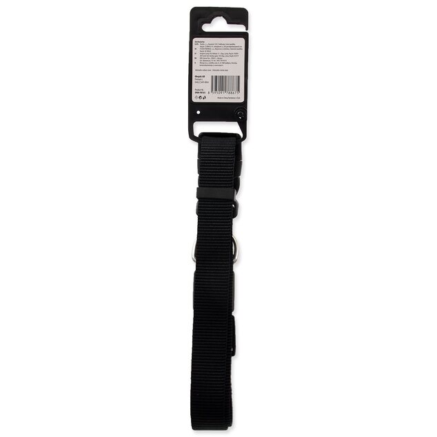 Obojok Active Dog Premium L čierny 2,5x45-68cm