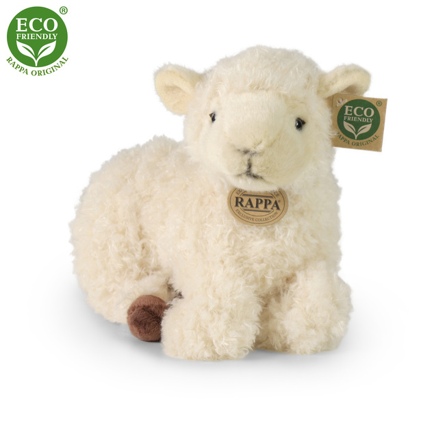 Plyšová ovca ležiaca 25 cm ECO-FRIENDLY