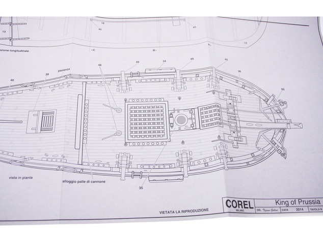 COREL King of Prussia 1777 1:42 kit