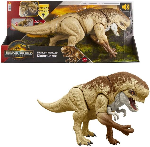 Mattel Jurassic World Filmski zlikovac DISTORTUS REX