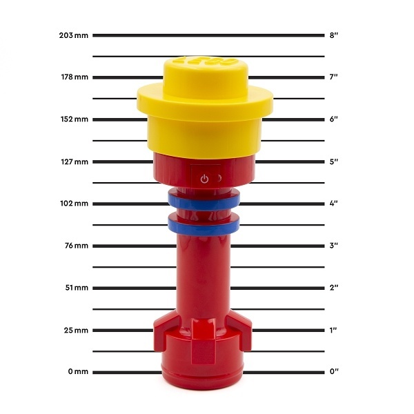 LEGO Iconic svietidlo červené
