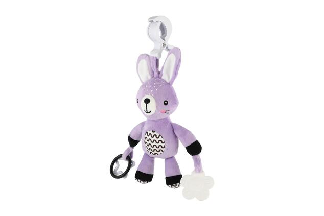 Zajačik/Zajac babyted hrkálka plyš 30cm záves na postieľku/kočík