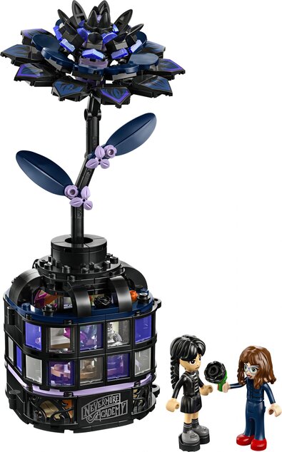 LEGO® Wednesday 76784 Čierna georgína