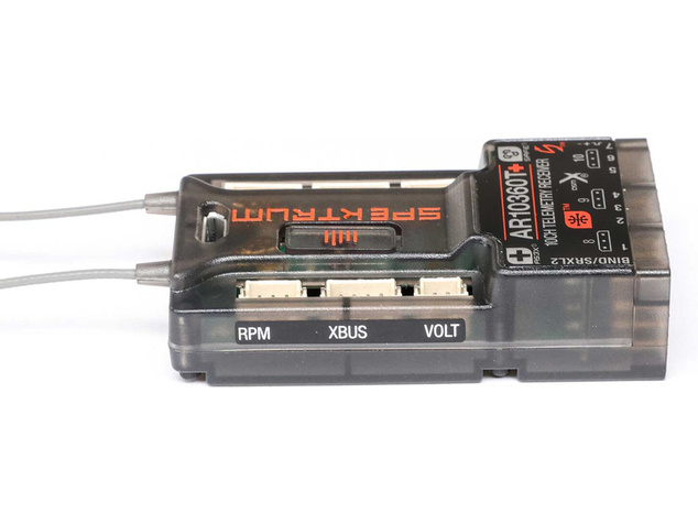 Receptor Spektrum AR10360T+ 10CH AS3X+ con telemetría