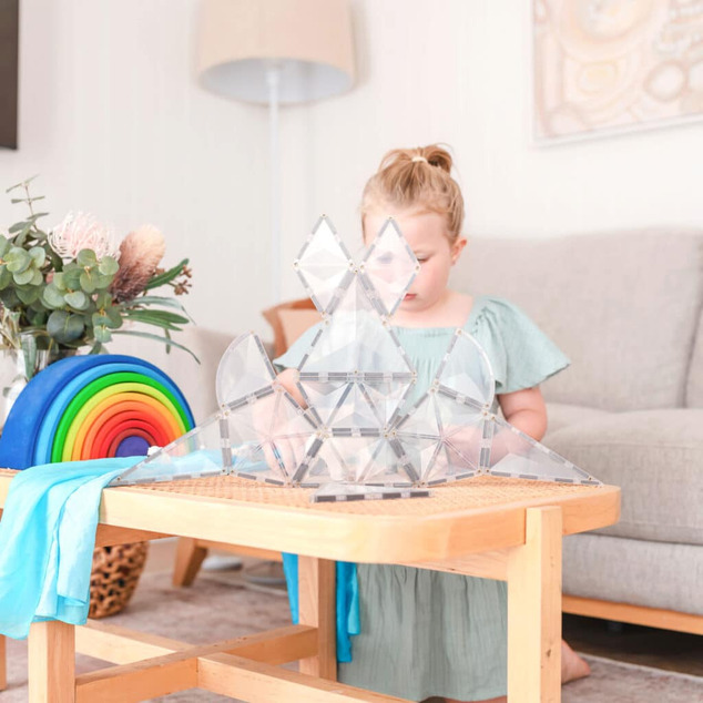 CONNETIX® Clear Shape Expansion Pack set di costruzioni magnetiche 24 pezzi