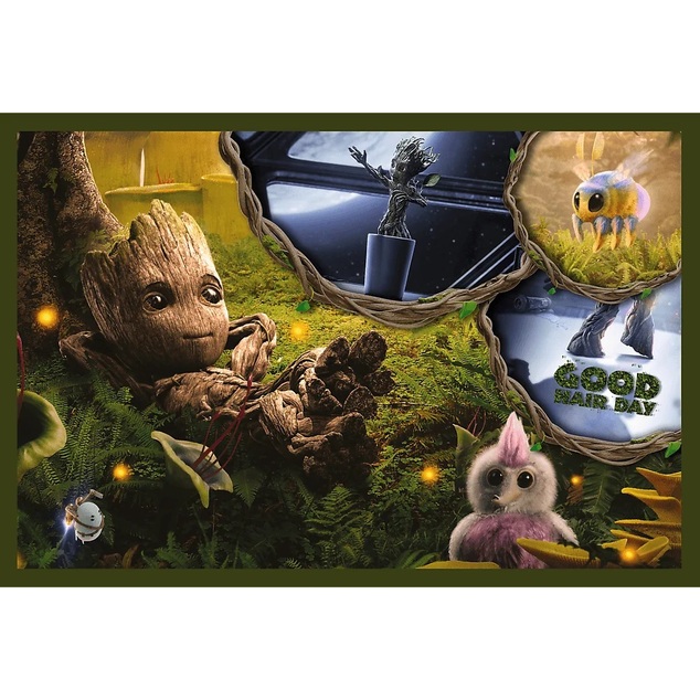 Trefl Puzzle Marvel 2 x 200 dielikov Groot