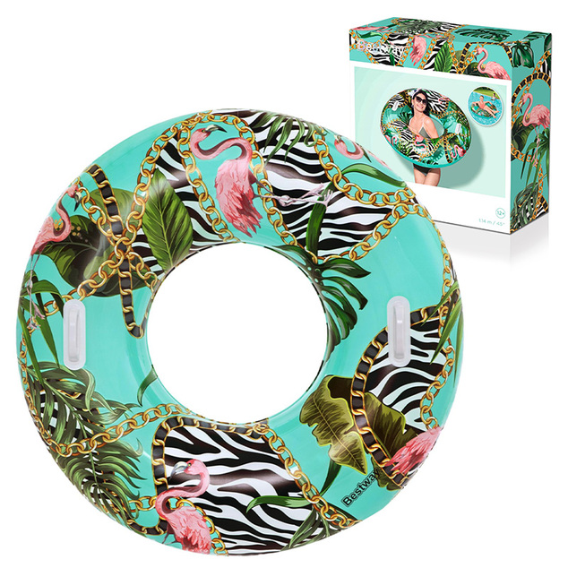 Bestway Nafukovací kruh 114cm Floral Fantasy Swim Ring