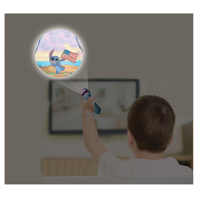 Lexibook Taschenlampe mit Projektor Disney Stitch