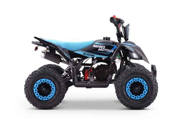 Benzínová čtyřkolka pro děti Beneo Motors Adventure modrá - 50cm3