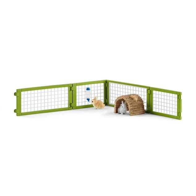 Schleich Set králikárňa so zvieratkami a príslušenstvom