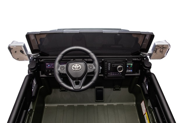Elektrické autíčko Toyota FJ Cruiser XXL s pohonom 4x4, licencované (Dvojmiestne), zelené,