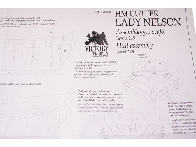 VICTORY MODELS Lady Nelson 1:64 kit