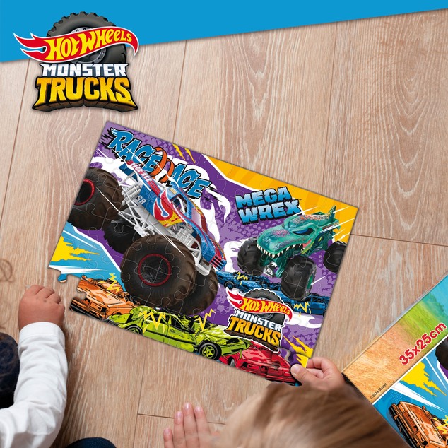 HOT WHEELS Puzzle 35x25cm 48 Teile