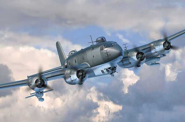 Plastic ModelKit letadlo 03777 - Focke-Wulf Fw 200 C-5/C-8 Condor (1:72)