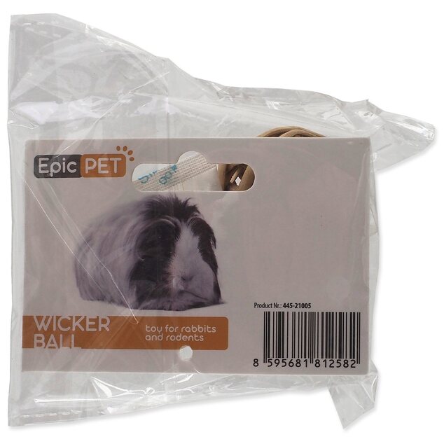 Hračka Epic Pet klbko prútené 4cm