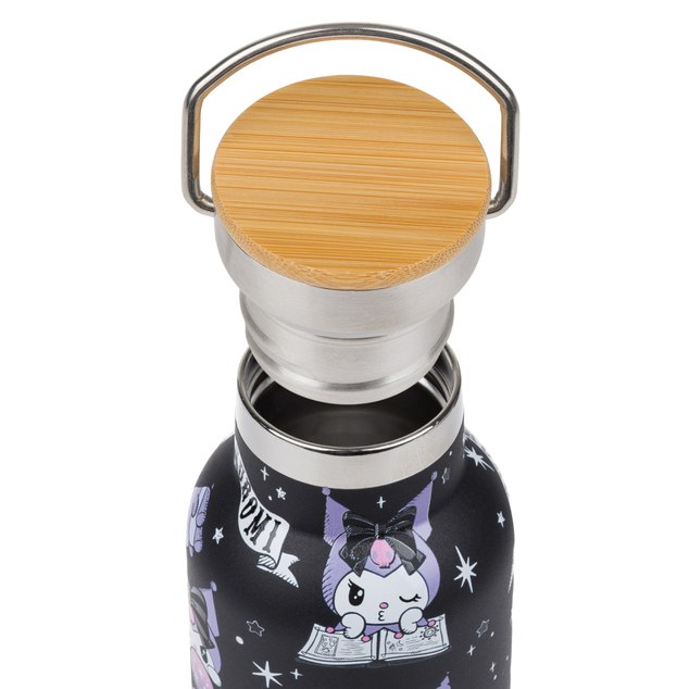 BAAGL Termofľaša s bambusovým viečkom Kuromi Fortune Dream, 500 ml