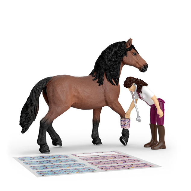 Schleich Clinica pentru cai - Copite sănătoase