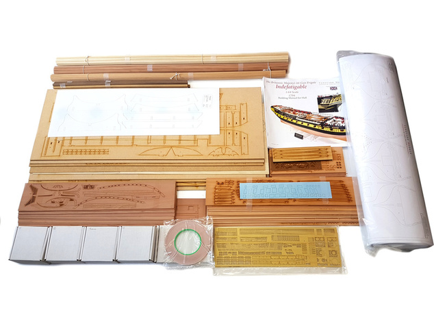 Vanguard Models HMS Indefatigable 1794 1:64 kit