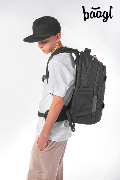 BAAGL Mochila escolar Skate Max Darkness