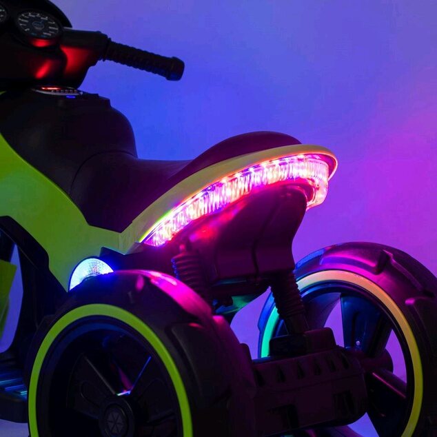 Otroška električna motorna kolesa Baby Mix POLICE rdeča