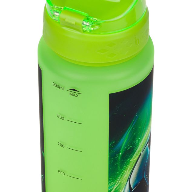 BAAGL Tritan-Flasche für Getränke Fußball, 1000 ml