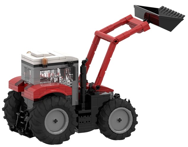 BRIXIES Plus 222.775 Massey Ferguson 5S – traktor s čelným nakladačom, 269 k