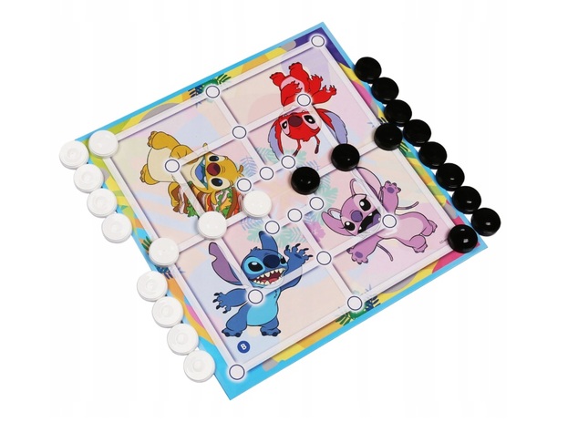 Trefl Hra Dáma a Mlyn -  Lilo &amp; Stitch