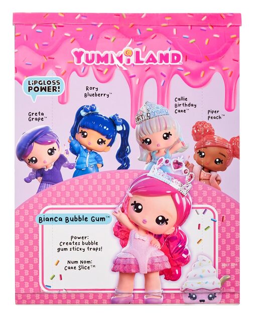 Yummiland Veľká bábika s leskom na pery - Bianca Bubblegum