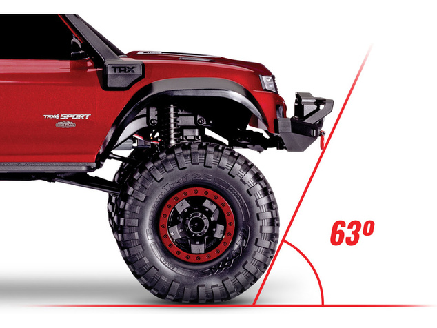 Traxxas TRX-4 Sport High Trail Edition 1:10 RTR sivá