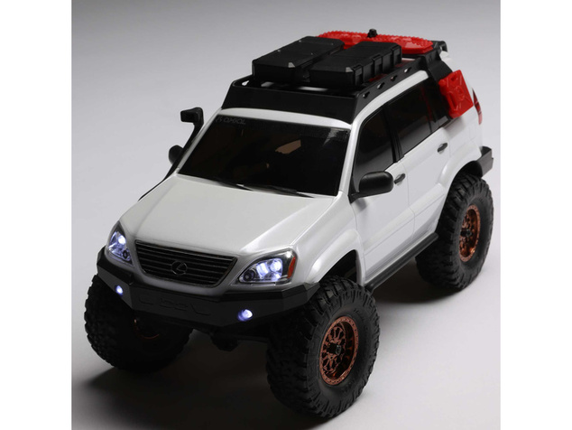 Axial SCX24 Lexus GX 470 1:24 4WD RTR biely