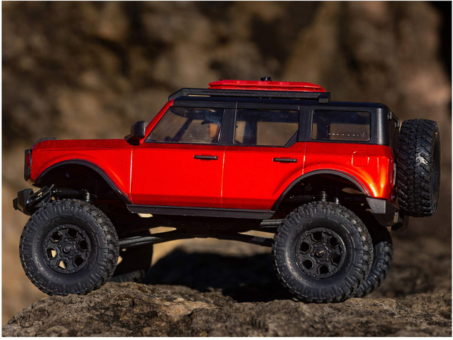 Axial SCX24 Ford Bronco 2021 1:24 4WD RTR červený