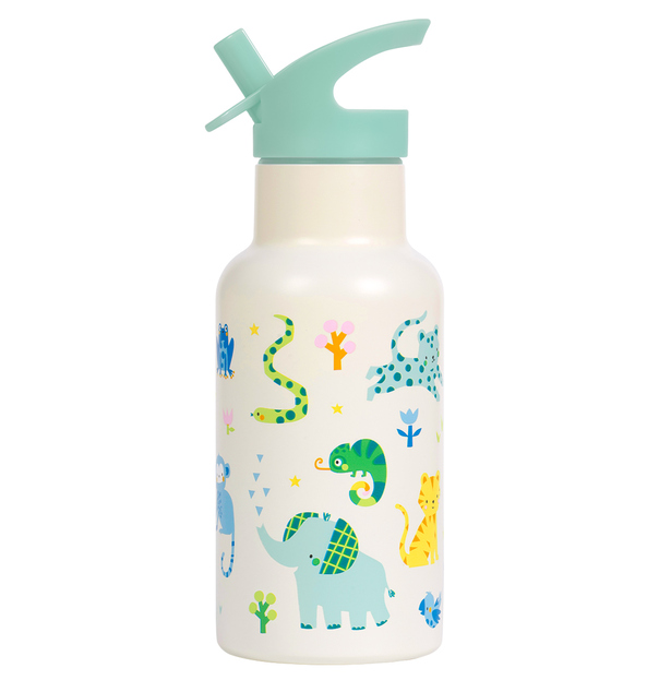 A Little Lovely Company - bouteille en acier inoxydable, 350 ml - jungle