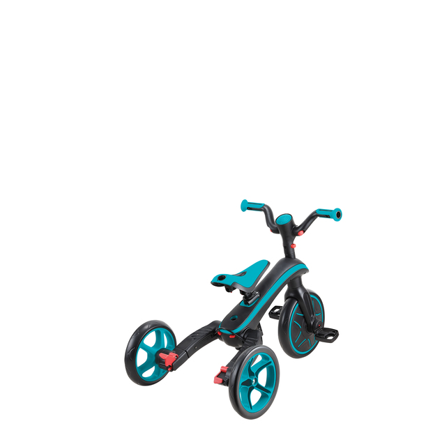 Globber detská trojkolka skladacia 4v1 - Teal