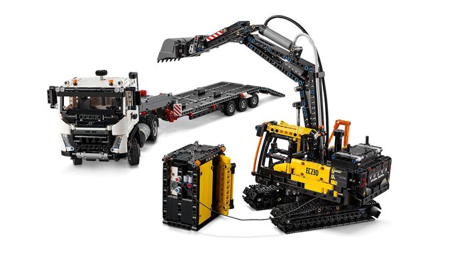 LEGO® Technic 42175 Nákladné auto Volvo FMX a elektrický bager EC230