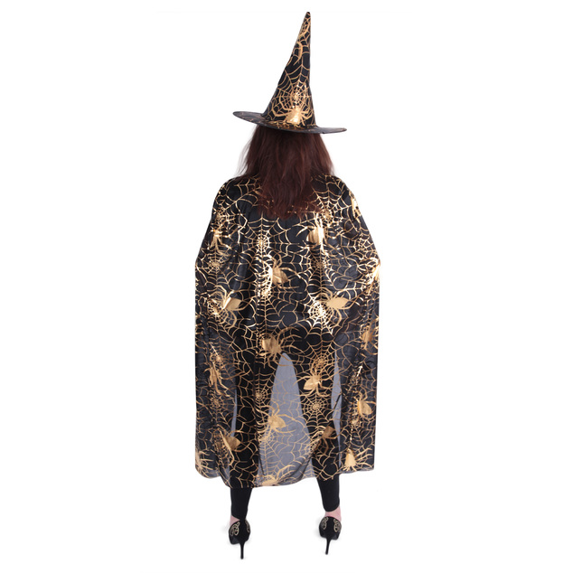 Plášť s klobúkom Čarodejnice/Halloween pre dospelých
