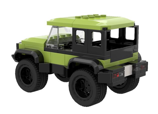 BRIXIES Plus 222.101 Off-road - terénne vozidlo zelené, 119 k