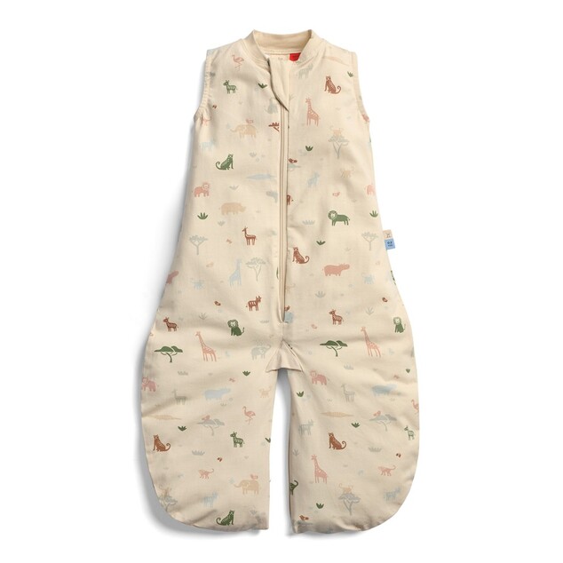 ERGOPOUCH Vak a overal na spanie 2v1 organická bavlna Suit Savannah 8-24 m, 8-14 kg, 0,2 t