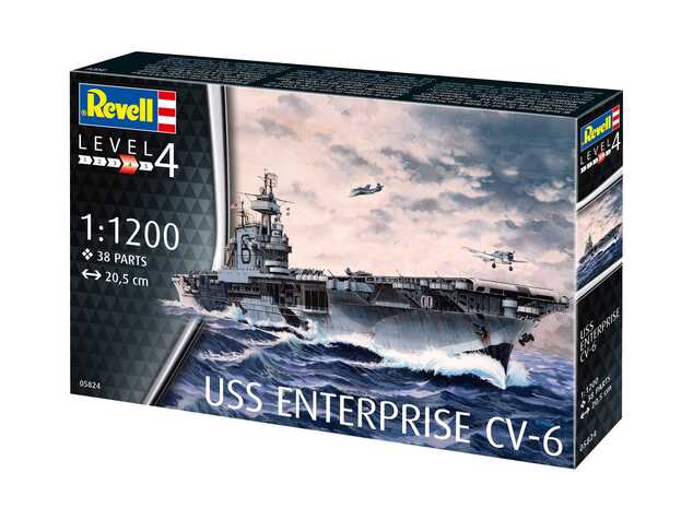 Kit modello in plastica nave 05824 - USS Enterprise (1:1200)