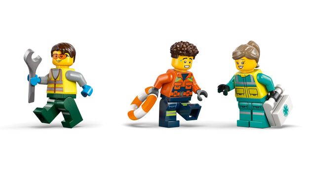 LEGO® City 60505 Remix: Lietadlo, servisné vozidlo a vznášadlo