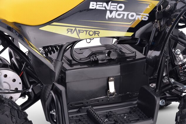Elektrisches Kinderquad Beneo Motors Raptor gelb - 800W