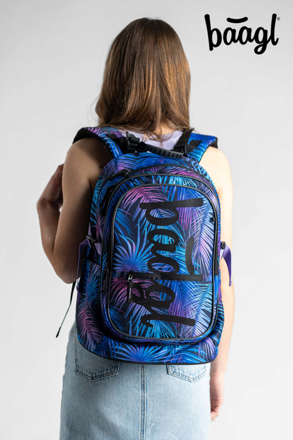 BAAGL SADA 3 Core Palm: Rucksack, Waschbeutel, Tasche