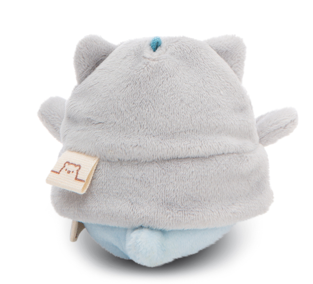 NICI Plüsch MyMochi Pinguin Waddle 8cm im Katzenkostüm und Entchen, Set Geschenkverpackung