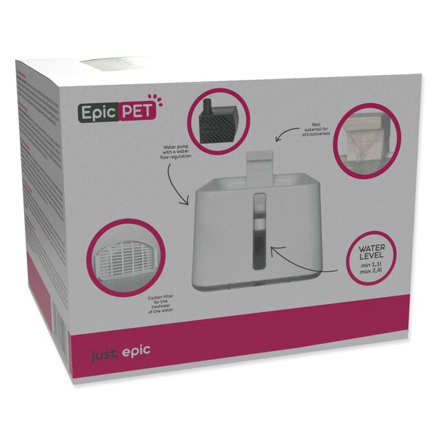 Fontána Epic Pet ZEN automatická biela 2,4l