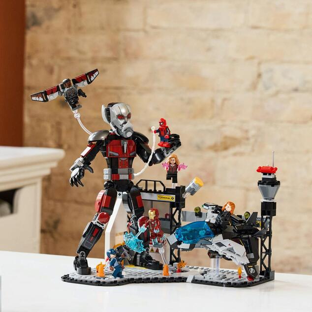 LEGO® Marvel 76314 Akčná bitka – Captain America: Občianska vojna