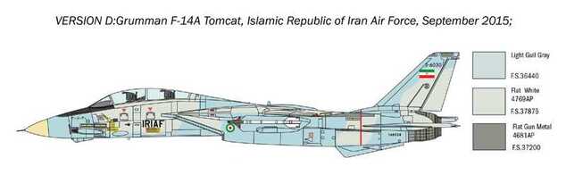 Model Kit letadlo 1414 - F-14A Tomcat (1:72)